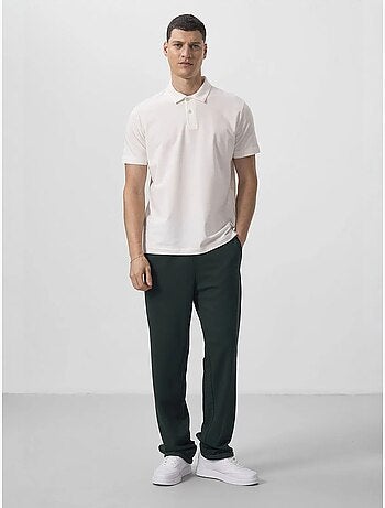 T-shirt polo homme en coton et élasthanne tommy