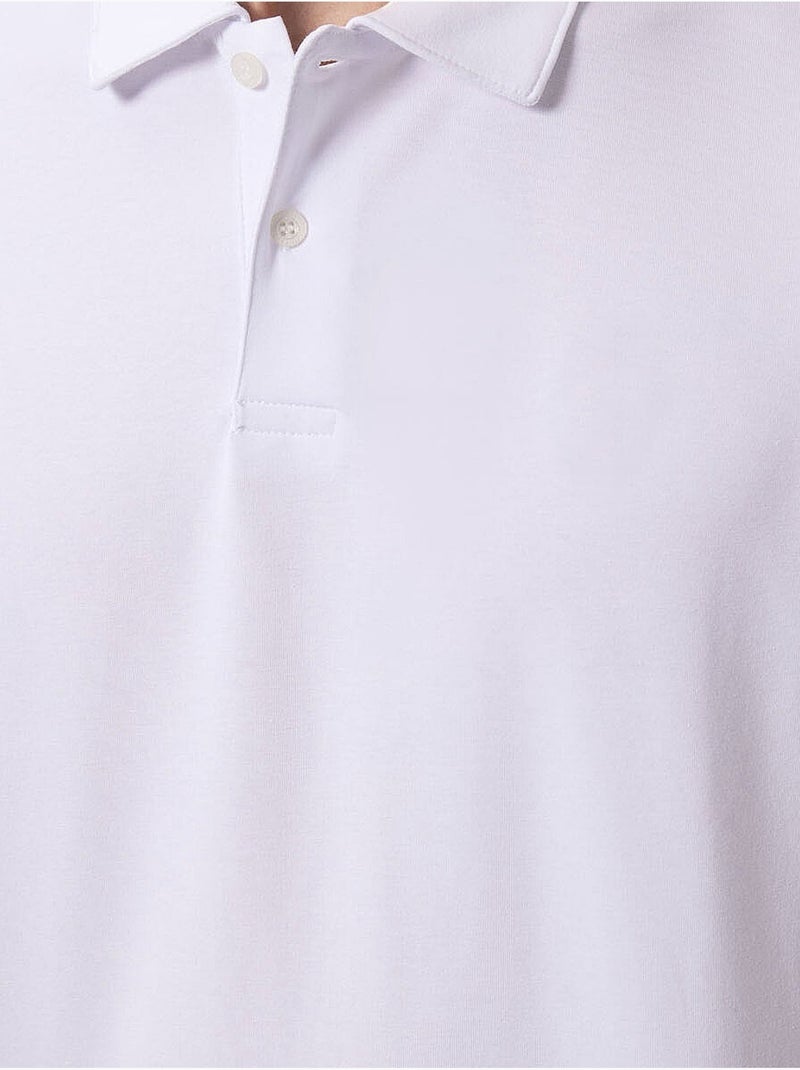 T-shirt polo homme en coton et élasthanne tommy Blanc - Kiabi