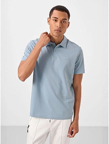 T-shirt polo homme en coton et élasthanne tommy
