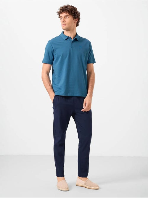 T-shirt polo homme en coton et élasthanne tommy - Kiabi T-shirt polo homme en coton et élasthanne tommy - Kiabi
