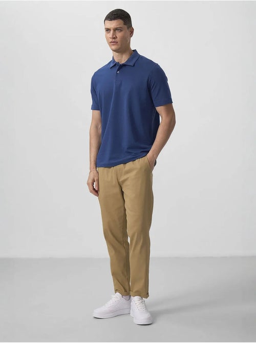 T-shirt polo homme en coton et élasthanne tommy - Kiabi