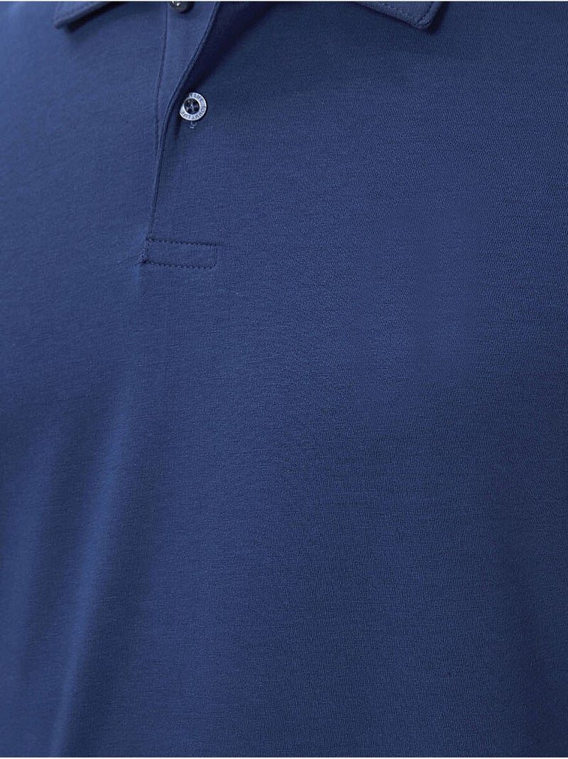 T-shirt polo homme en coton et élasthanne tommy Bleu - Kiabi