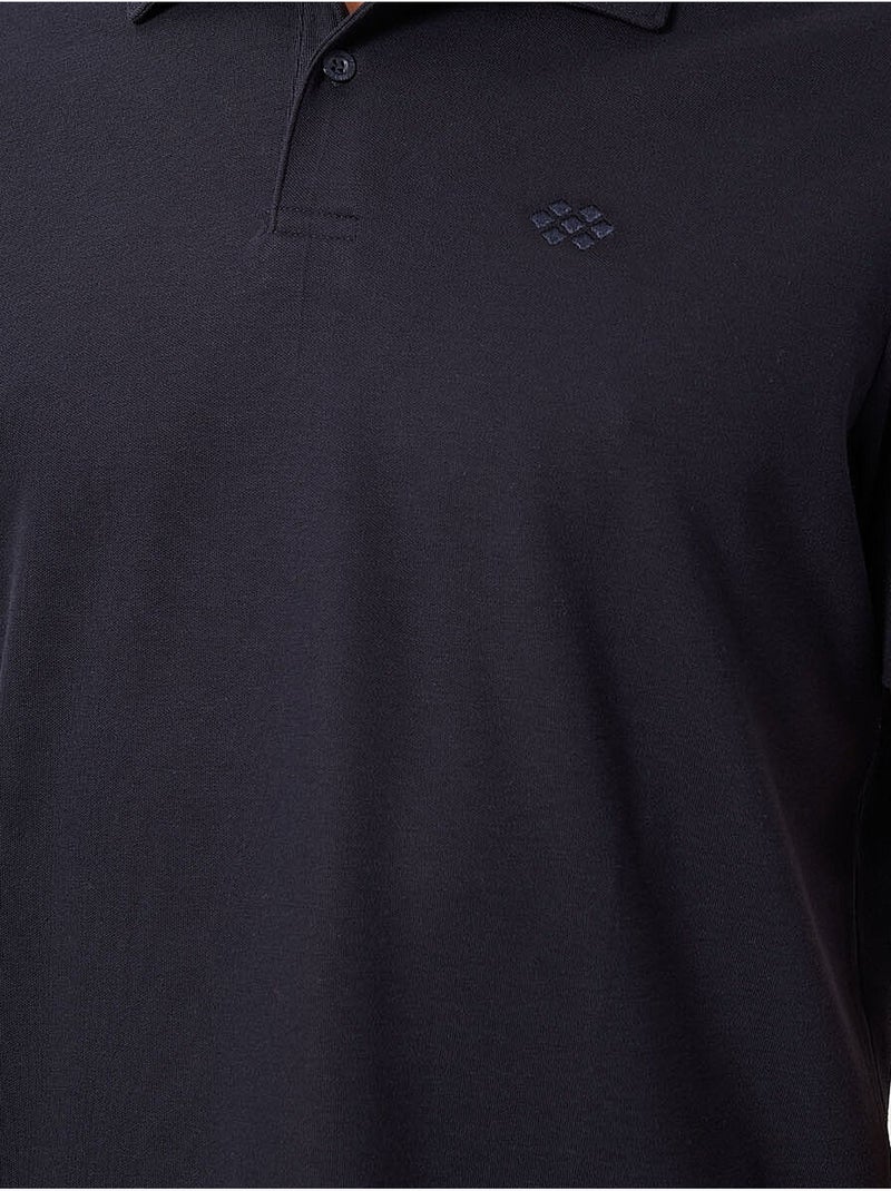 T-shirt polo homme en coton et élasthanne tommy Bleu marine - Kiabi