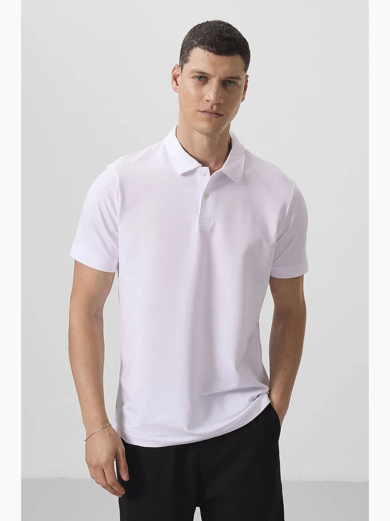 T-shirt polo homme en coton et élasthanne tommy Bleu marine - Kiabi