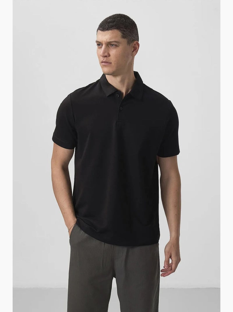 T-shirt polo homme en coton et élasthanne tommy Bleu marine - Kiabi