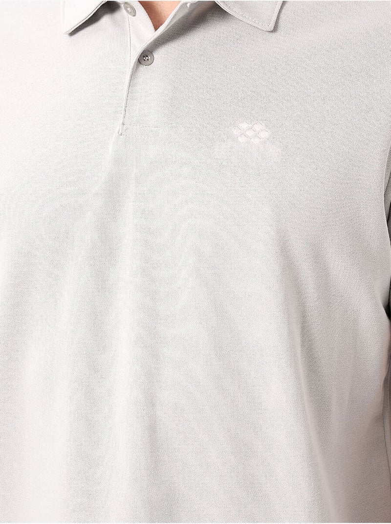 T-shirt polo homme en coton et élasthanne tommy Gris clair - Kiabi