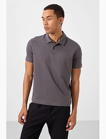 T-shirt polo homme en coton et élasthanne tommy