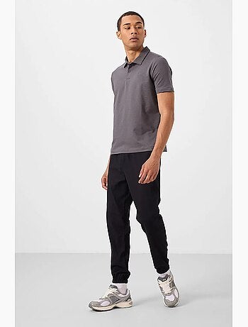 T-shirt polo homme en coton et élasthanne tommy