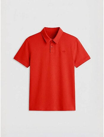 T-shirt polo homme en coton et élasthanne tommy