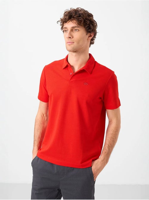 T-shirt polo homme en coton et élasthanne tommy - Kiabi T-shirt polo homme en coton et élasthanne tommy - Kiabi
