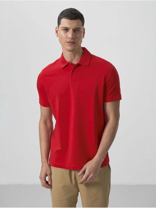 T-shirt polo homme en coton et élasthanne tommy - Kiabi T-shirt polo homme en coton et élasthanne tommy - Kiabi