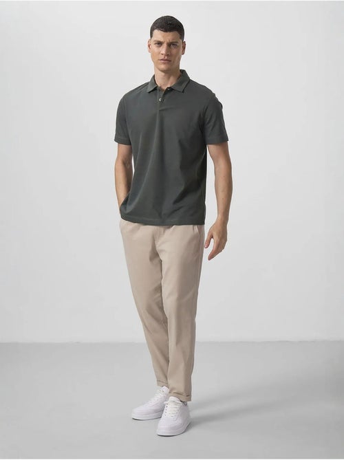 T-shirt polo homme en coton et élasthanne tommy - Kiabi T-shirt polo homme en coton et élasthanne tommy - Kiabi