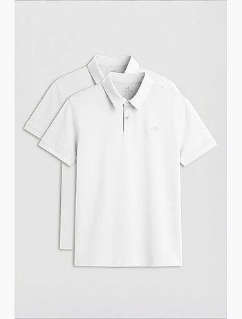 T-shirt polo homme en mélange de coton tommy