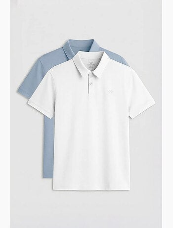 T-shirt polo homme en mélange de coton tommy