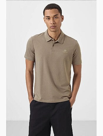 T-shirt polo homme en mélange de coton tommy