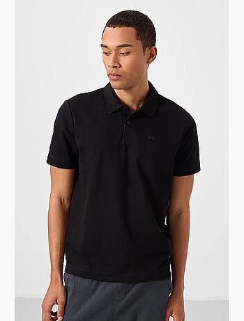 T-shirt polo homme en mélange de coton tommy