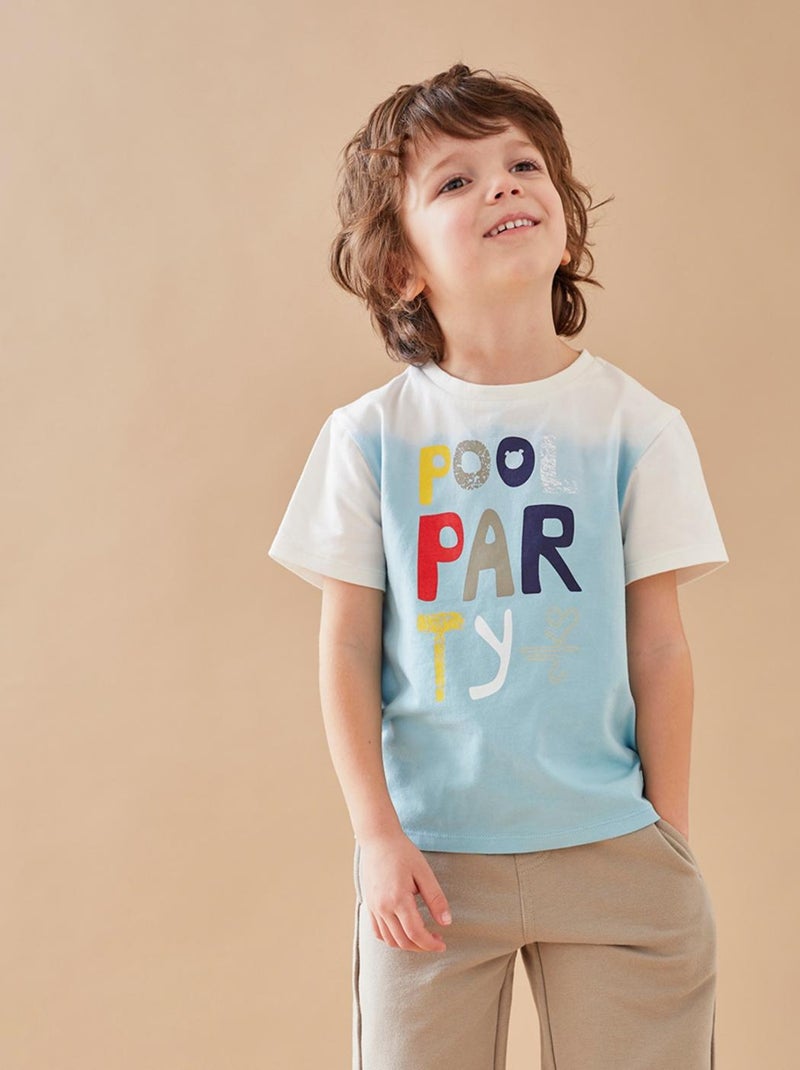 T-shirt "Pool Party", dégradé - Noukie's Blanc - Kiabi