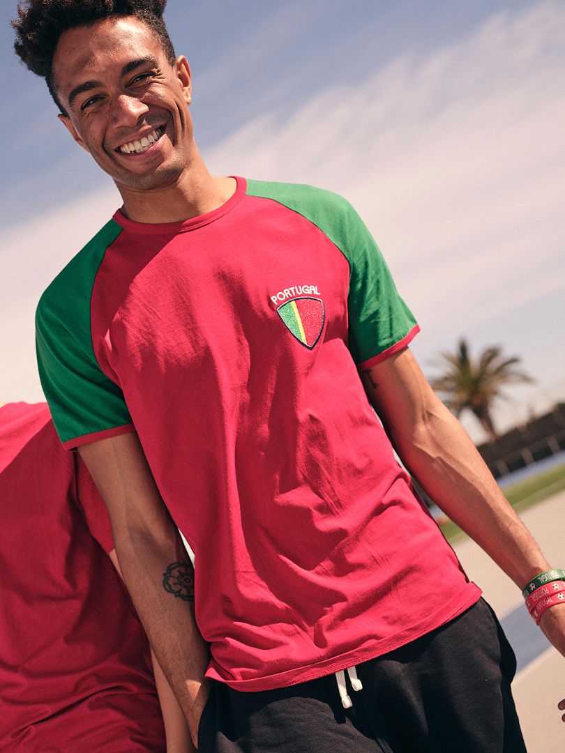 T-shirt 'Portugal' en maille jersey rouge/portugal - Kiabi