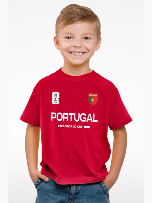 T-Shirt Portugal Enfant   | Licence Officielle FIFA World Cup 2026 - Kiabi