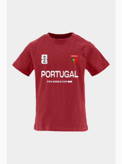 T-Shirt Portugal Enfant   | Licence Officielle FIFA World Cup 2026 - Kiabi