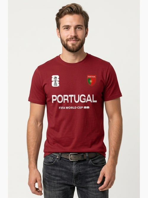 T-Shirt Portugal   | Licence Officielle FIFA World Cup 2026 - Kiabi