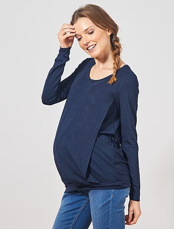 T-shirt pour allaitement ouvert sur le côté - Kiabi
