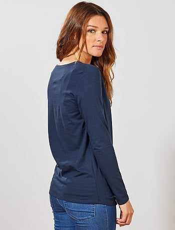 T-shirt pour allaitement ouverture par devant - Kiabi