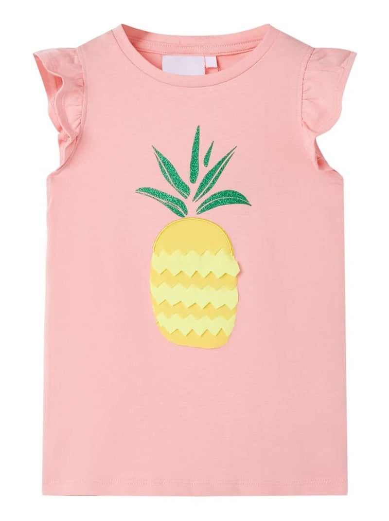 T-shirt Pour Enfant - VidaXL Rose - Kiabi