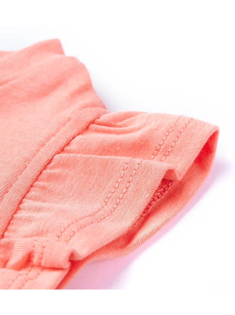 T-shirt Pour Enfant Coton - VidaXL Orange - Kiabi