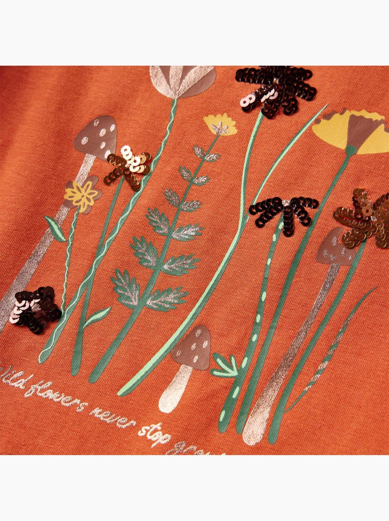T-shirt Pour Enfants Coton - VidaXL Orange - Kiabi