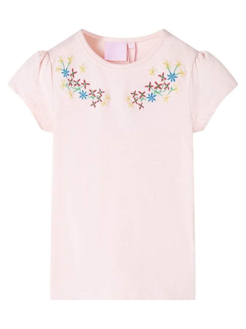 T-shirt Pour Enfants Coton - VidaXL Rose - Kiabi