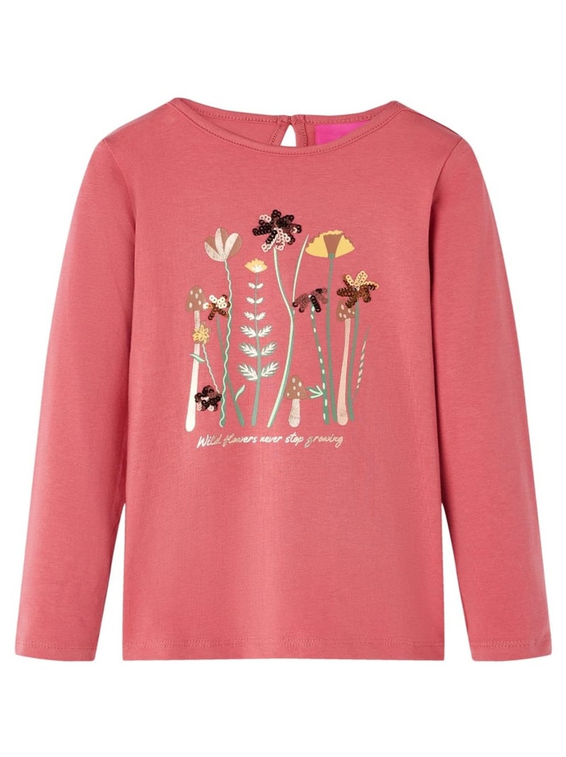 T-shirt Pour Enfants Coton - VidaXL Rose - Kiabi