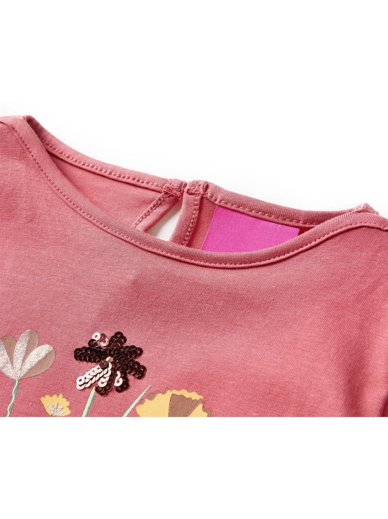 T-shirt Pour Enfants Coton - VidaXL Rose - Kiabi