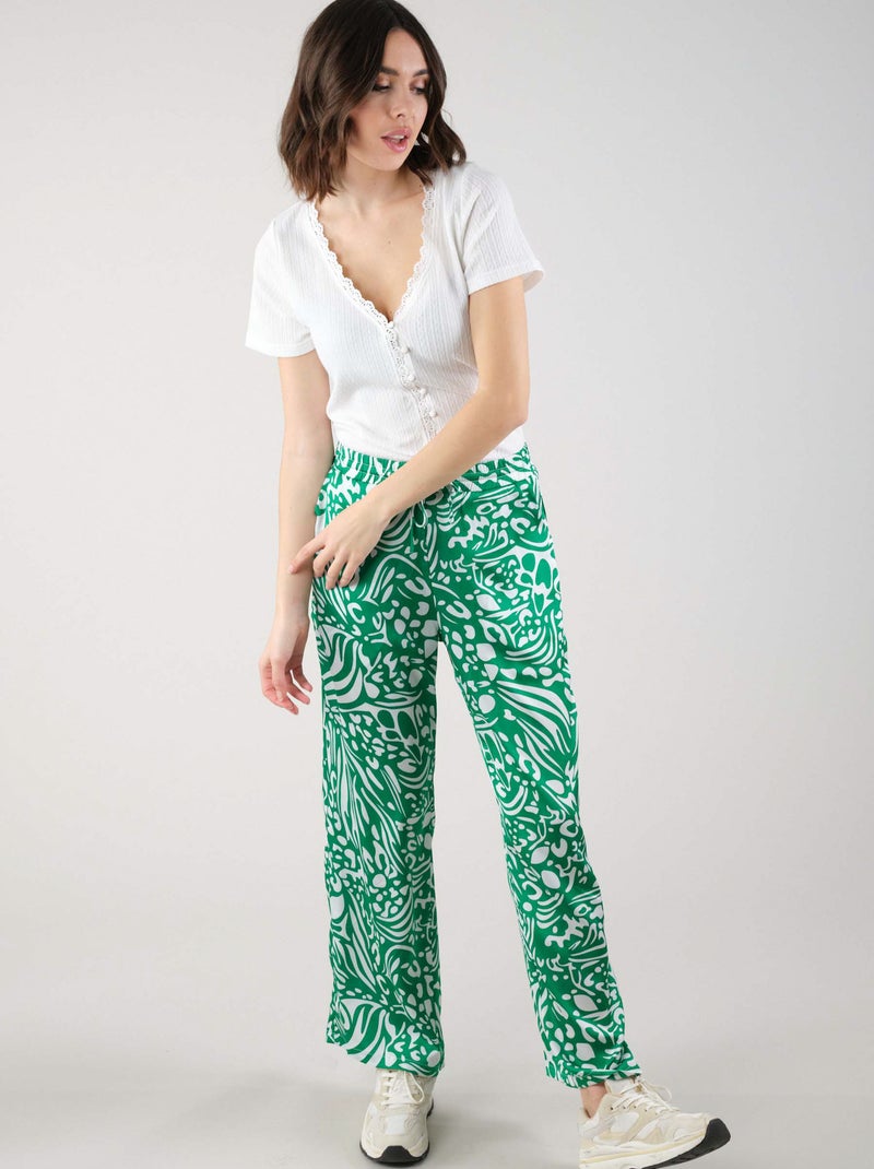 T-shirt pour femme en maille jacquard 'Deeluxe' Blanc - Kiabi