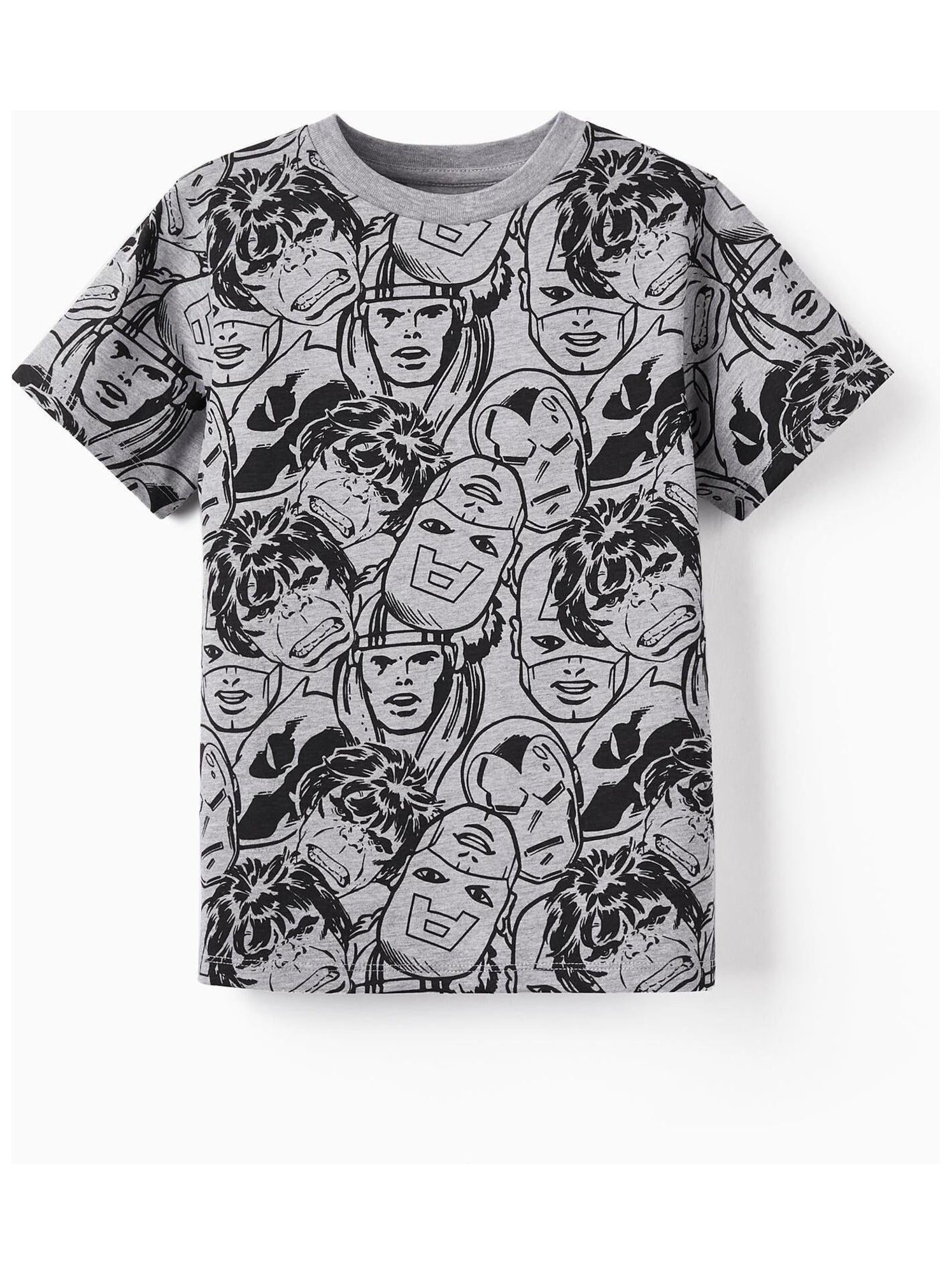 Marvel - T-shirt garçon imprimé Avengers en coton - Blanc - - 8.72