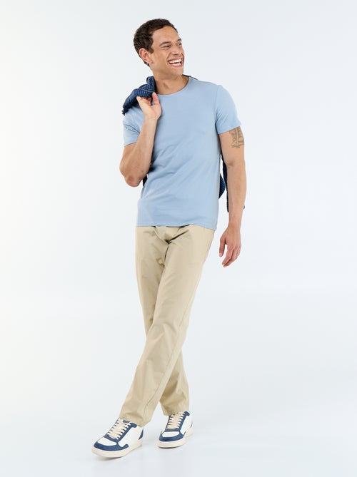 T-shirt pour homme en coton à col rond - Kiabi T-shirt pour homme en coton à col rond - Kiabi