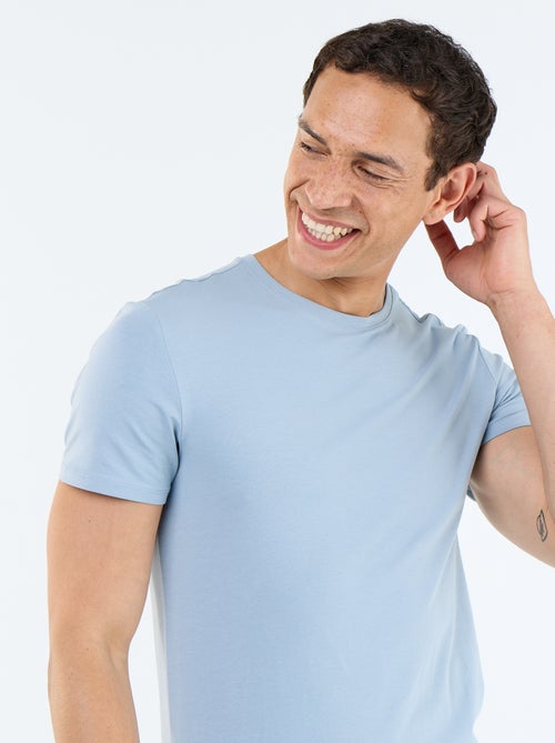 T-shirt pour homme en coton à col rond - Kiabi T-shirt pour homme en coton à col rond - Kiabi
