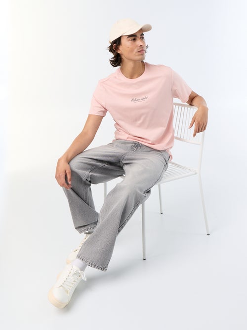T-shirt pour homme en coton à col rond imprimé - Kiabi T-shirt pour homme en coton à col rond imprimé - Kiabi