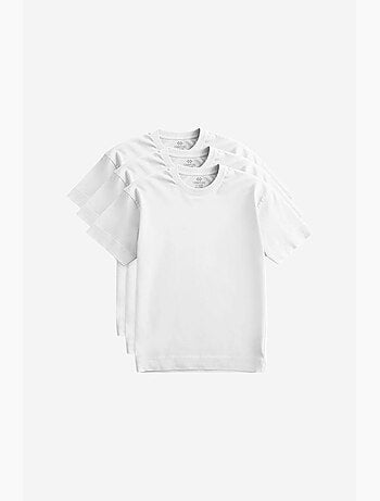 T-shirt pour homme en coton et élasthanne avec col rond tommy