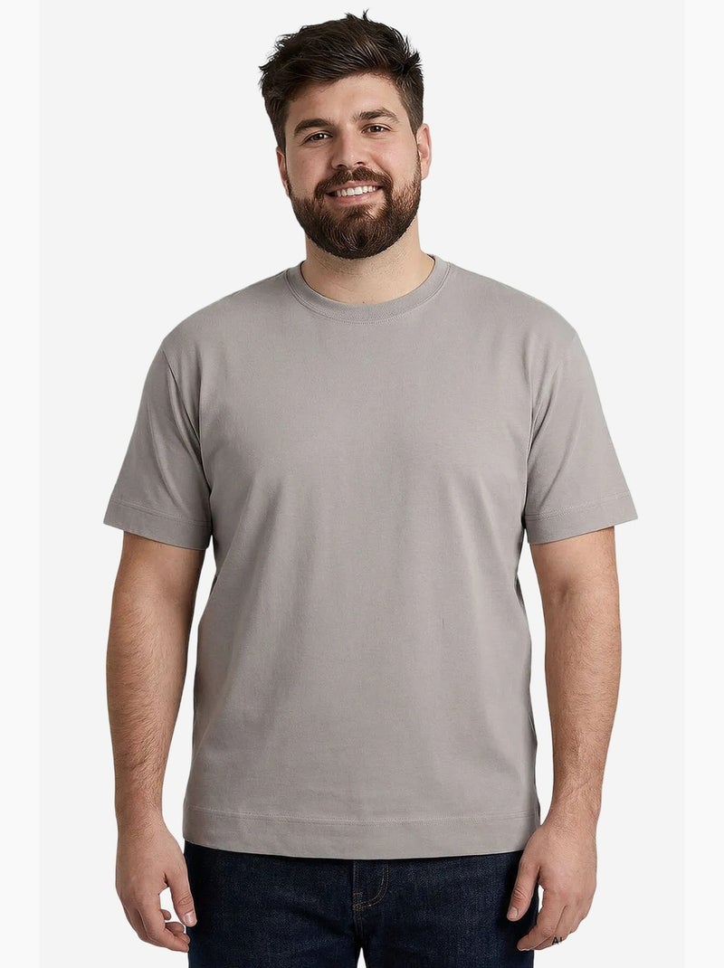 T-shirt pour homme en coton et élasthanne avec col rond tommy Bleu marine - Kiabi