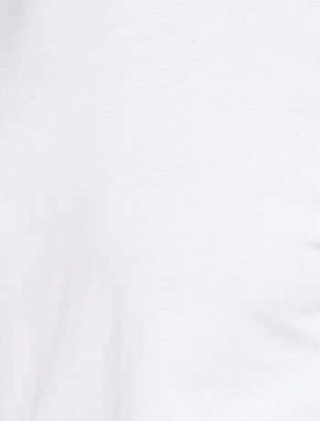 T-shirt en jersey uni à col rond pour homme