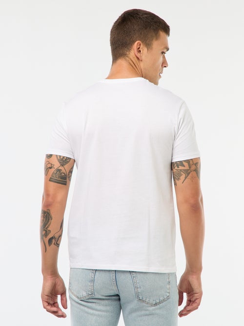 T-shirt pour Homme en jersey uni à col rond - Kiabi