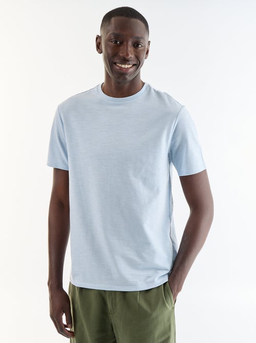 T-shirt pour homme uni à col rond - Kiabi T-shirt pour homme uni à col rond - Kiabi