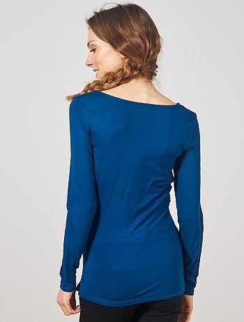 T-shirt pour l'allaitement cache-cœur - Kiabi