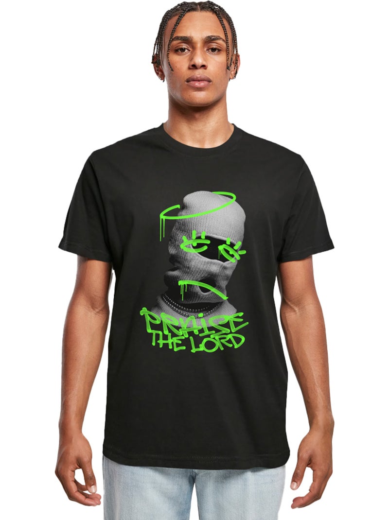 T-shirt praise the lord - mister tee Noir - Kiabi