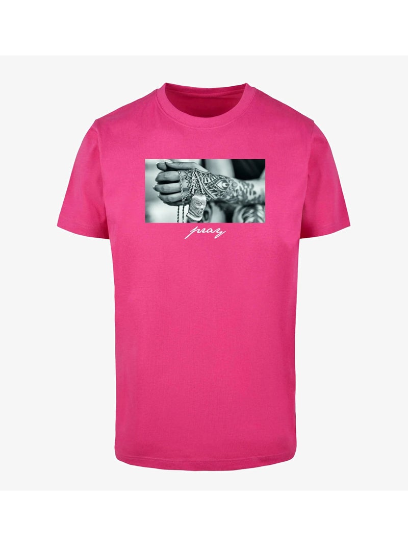 T-shirt pray 2.0 - mister tee Rose clair - Kiabi
