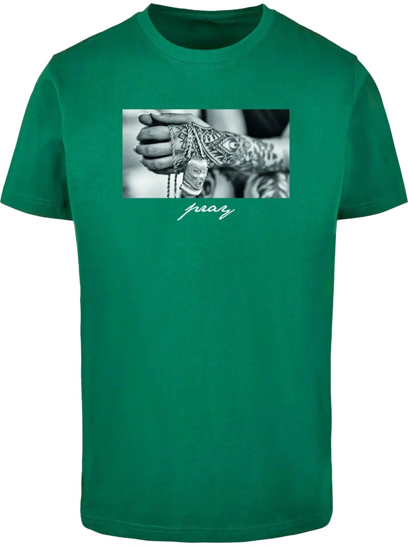 T-shirt pray 2.0 - mister tee Vert foncé - Kiabi
