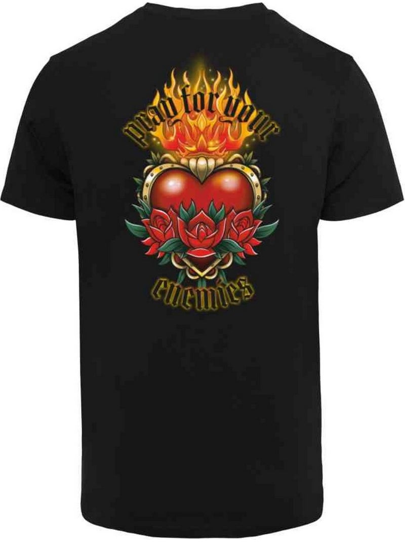 T-shirt pray for your enemies - mister tee Noir - Kiabi