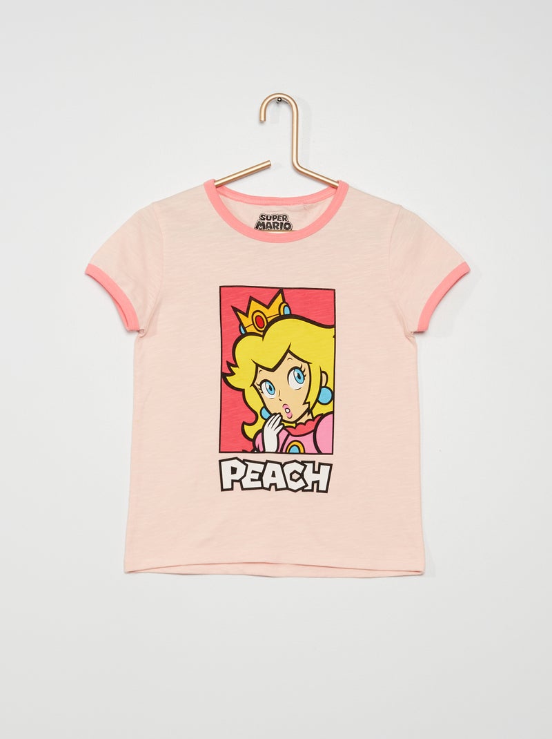 T-shirt 'Princesse Peach' rose - Kiabi