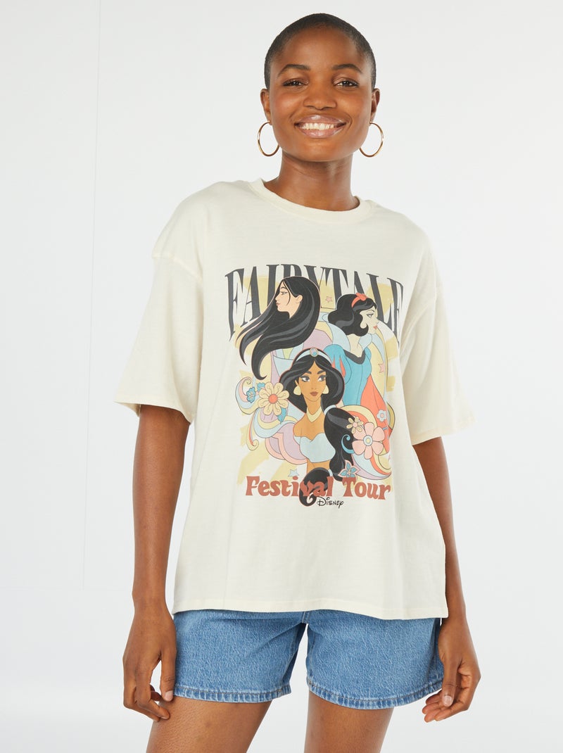 T-shirt 'Princesses' de 'Disney' BLANC - Kiabi